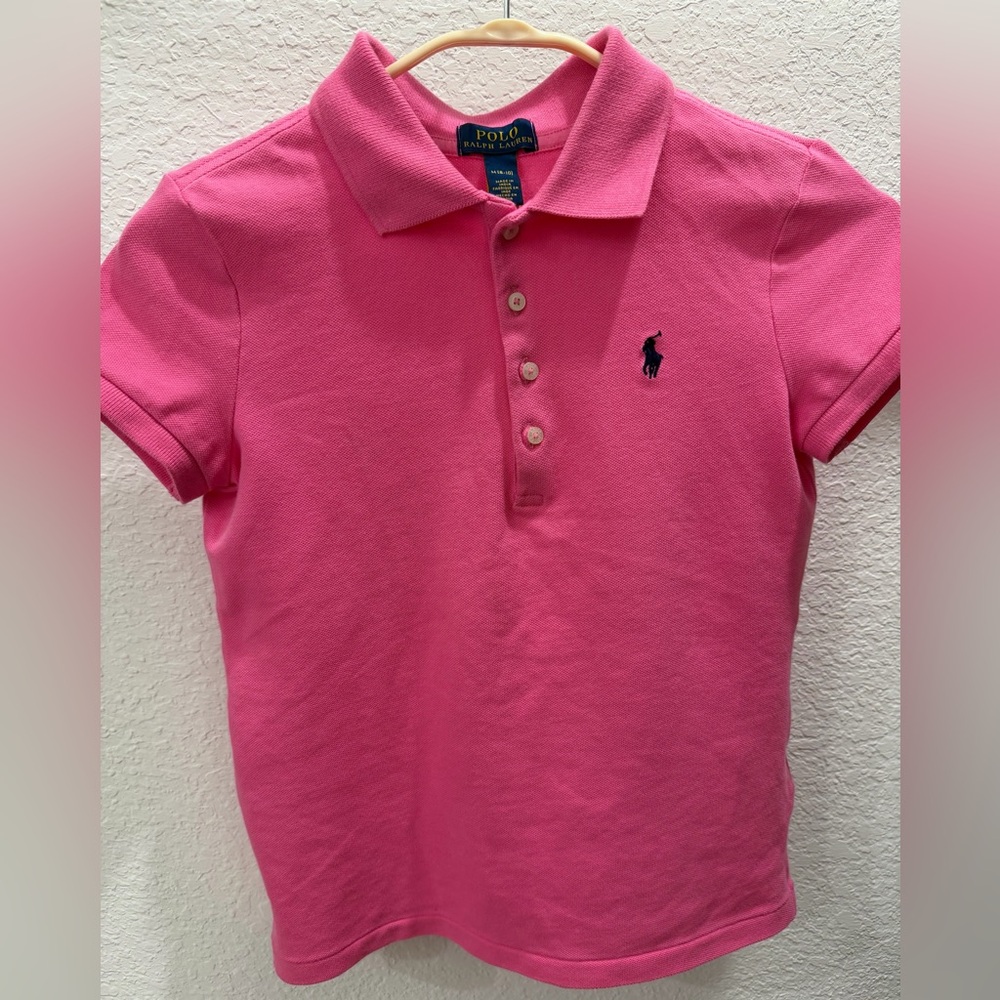 Polo Ralph Lauren Kids Bright Pink Polo Shirt